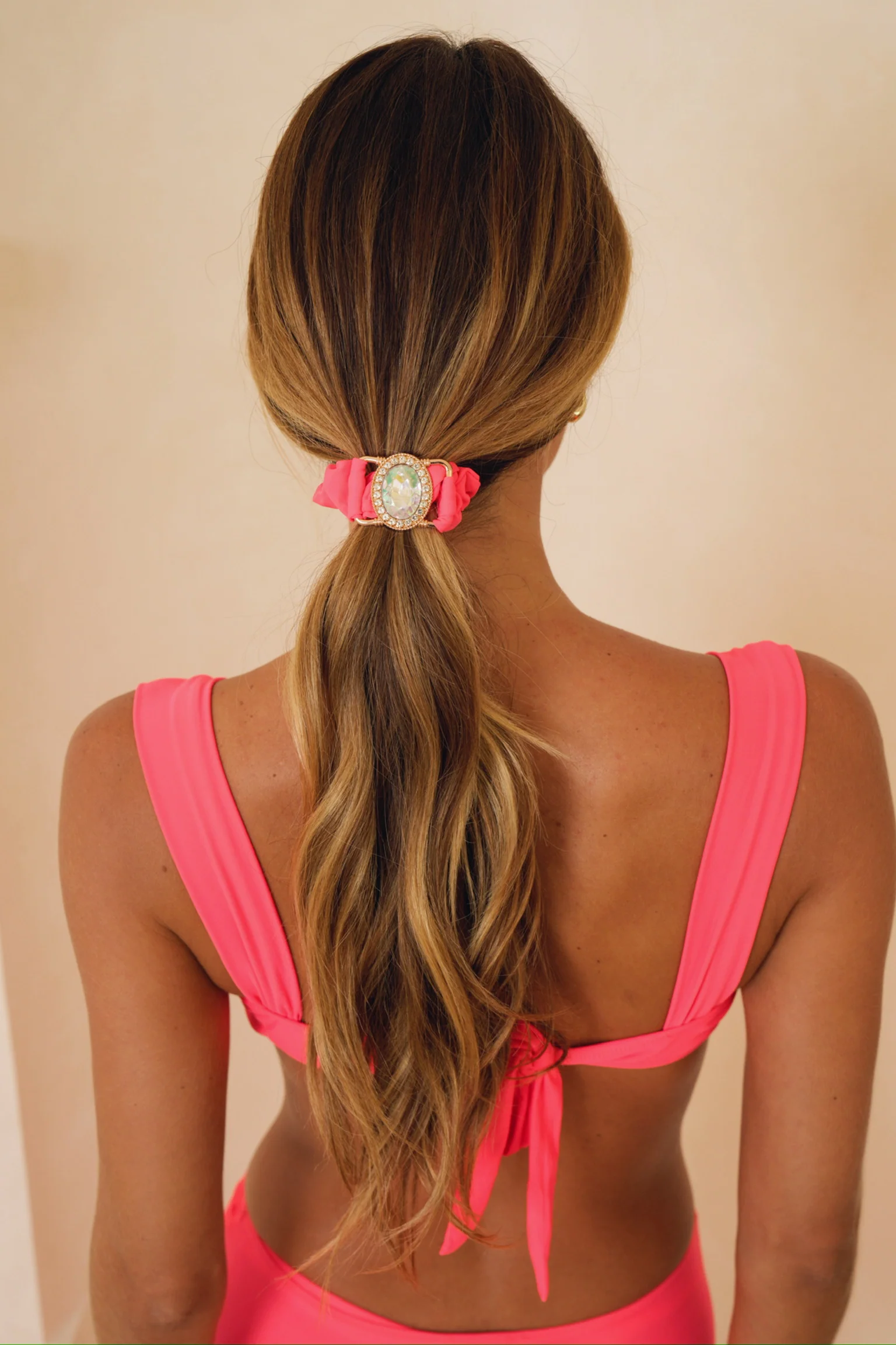 'Coral' Scrunchie - Image 2