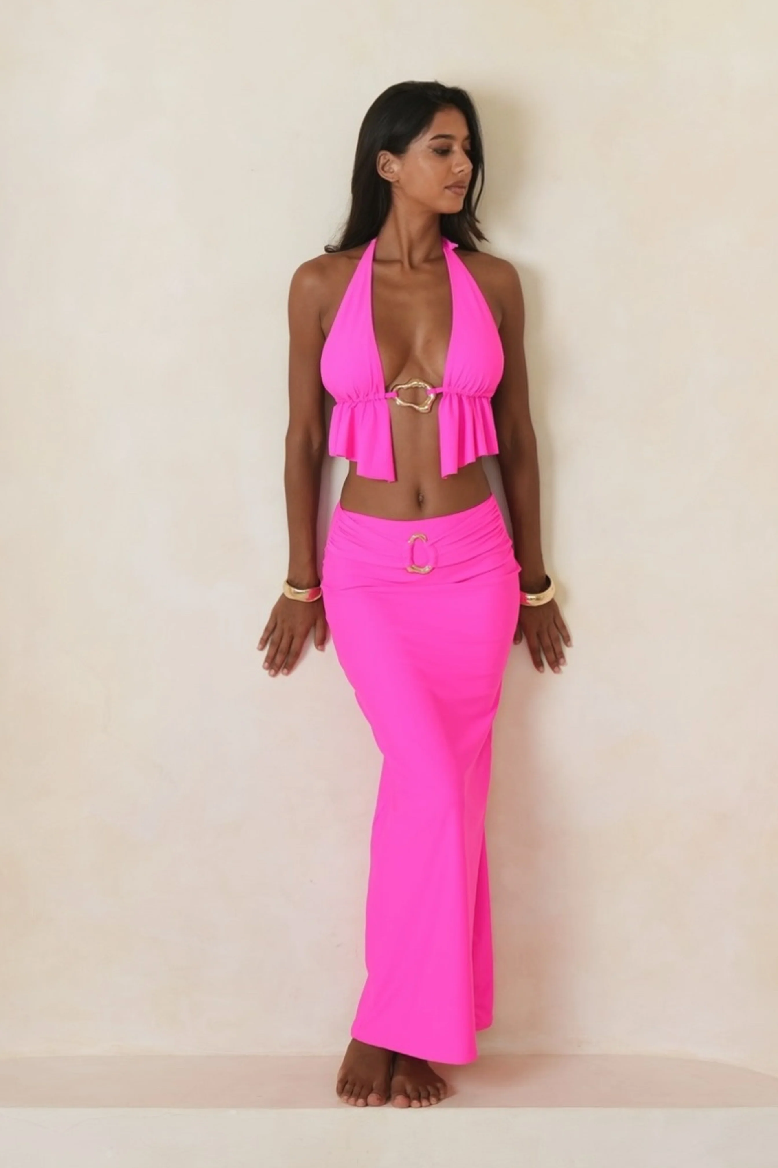 'Hot Pink' Kauai Maxi Skirt - Image 4