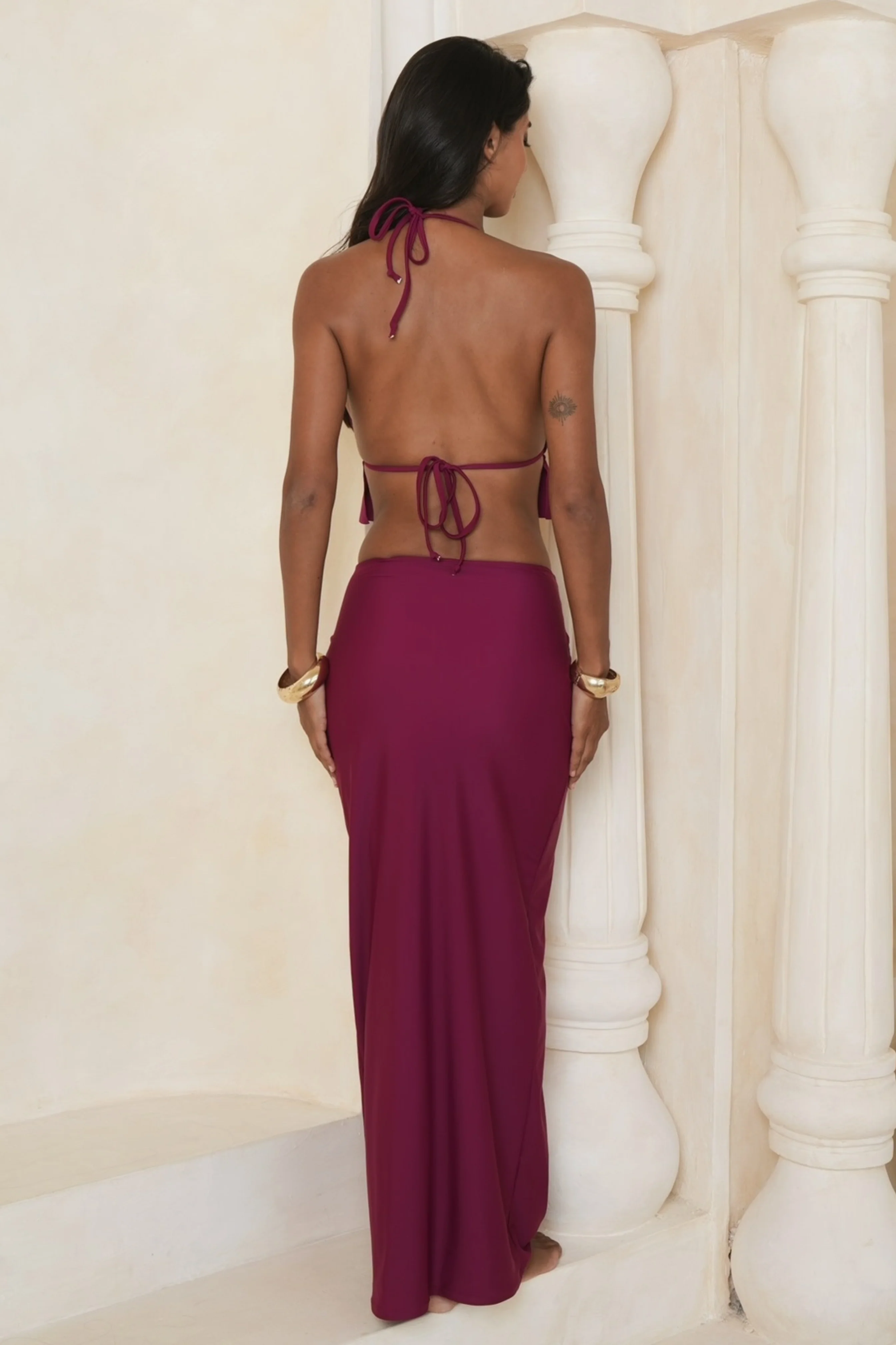 'Merlot' Kauai Maxi Skirt - Image 5