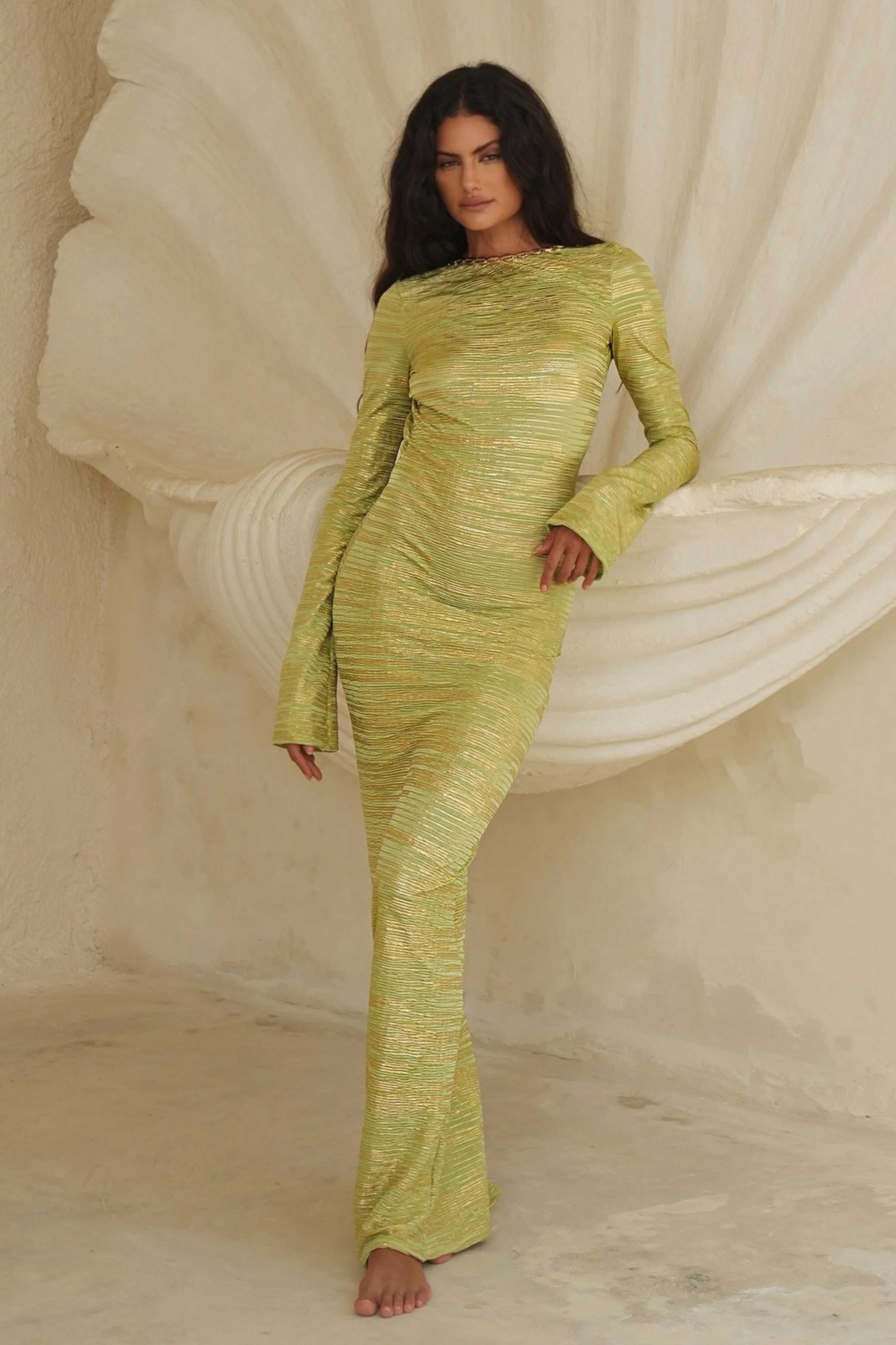 'Sage' Bronte Maxi Dress - Image 8