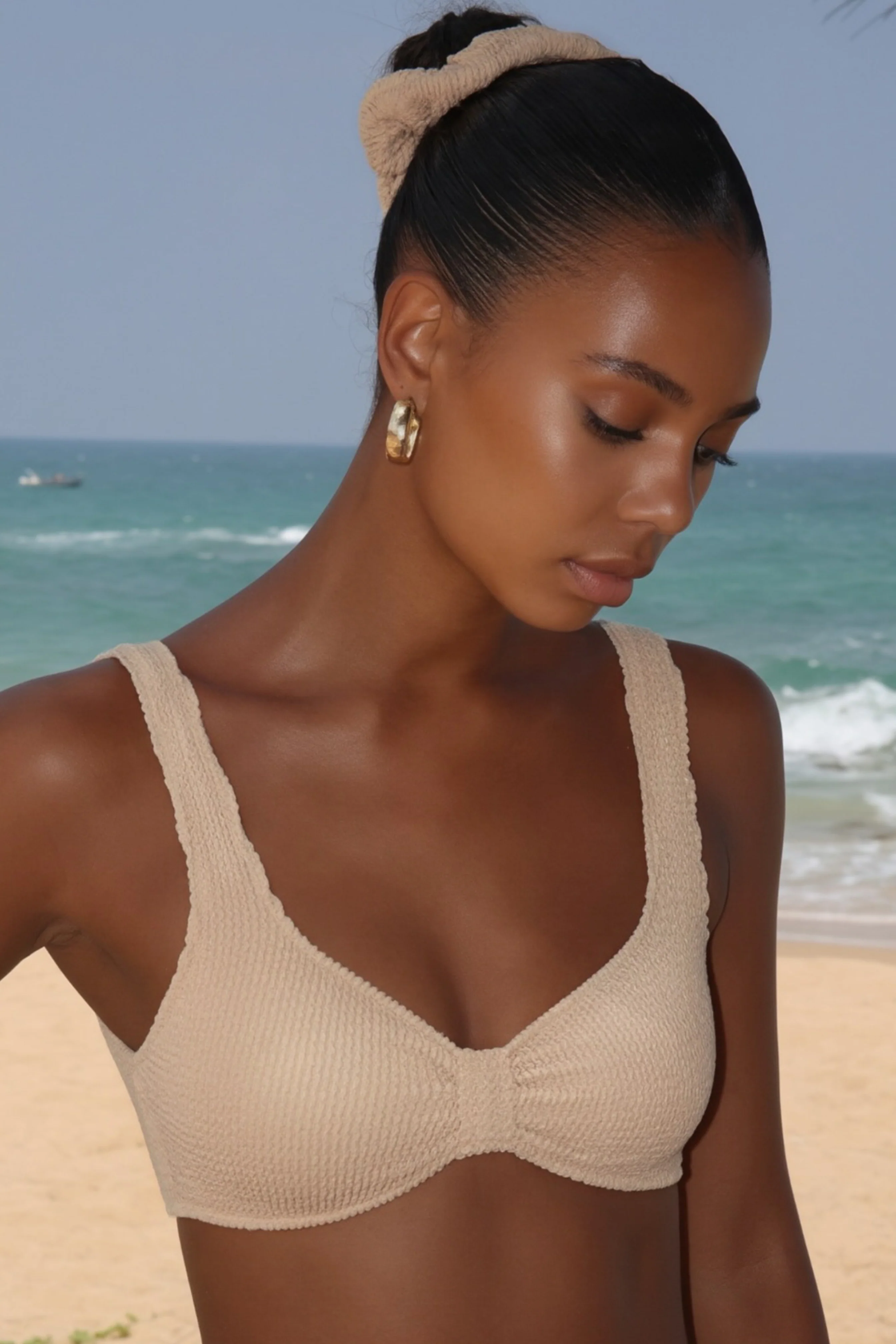 'Light Caramel' Scrunch Scrunchie