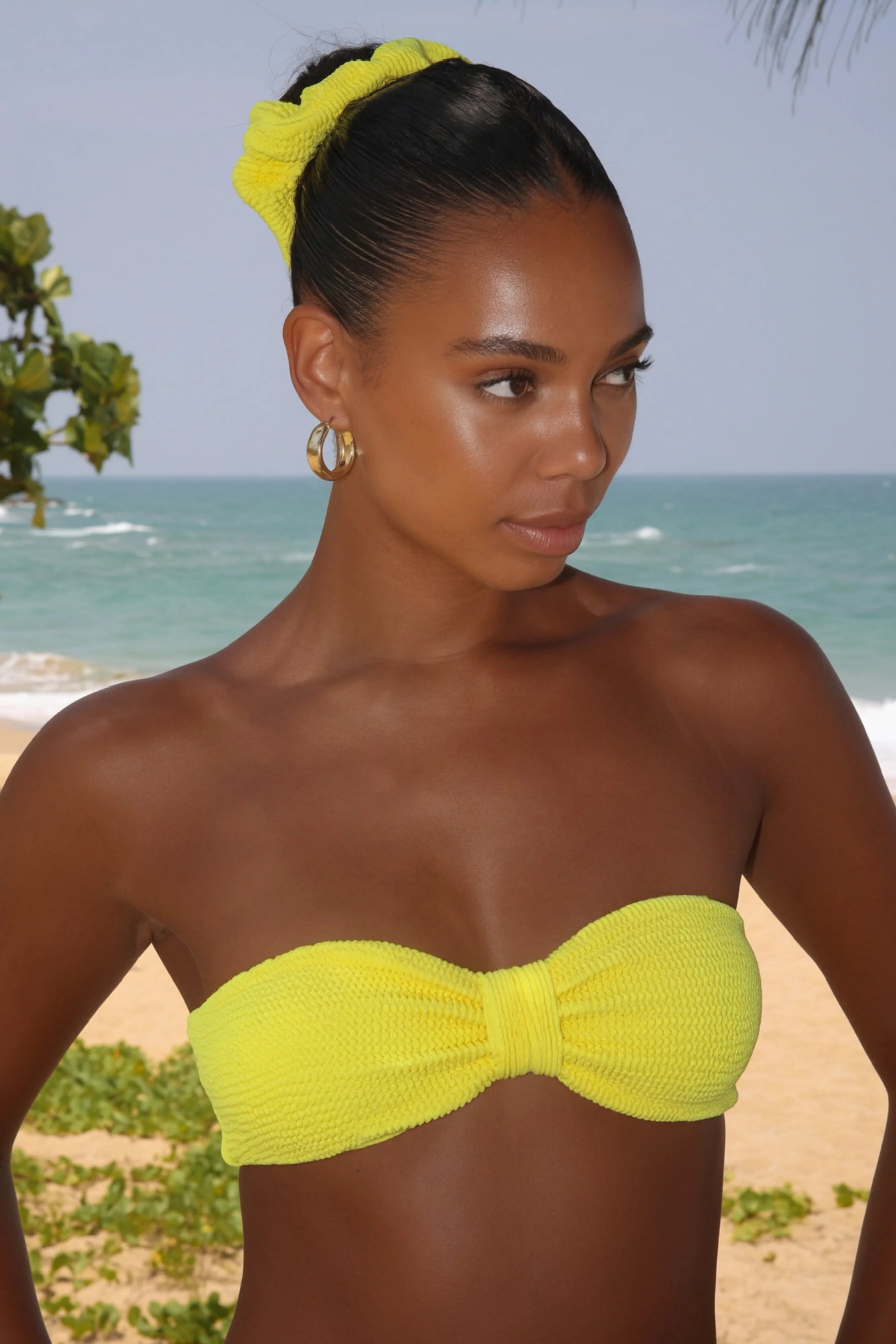 'Yellow' Scrunch Scrunchie