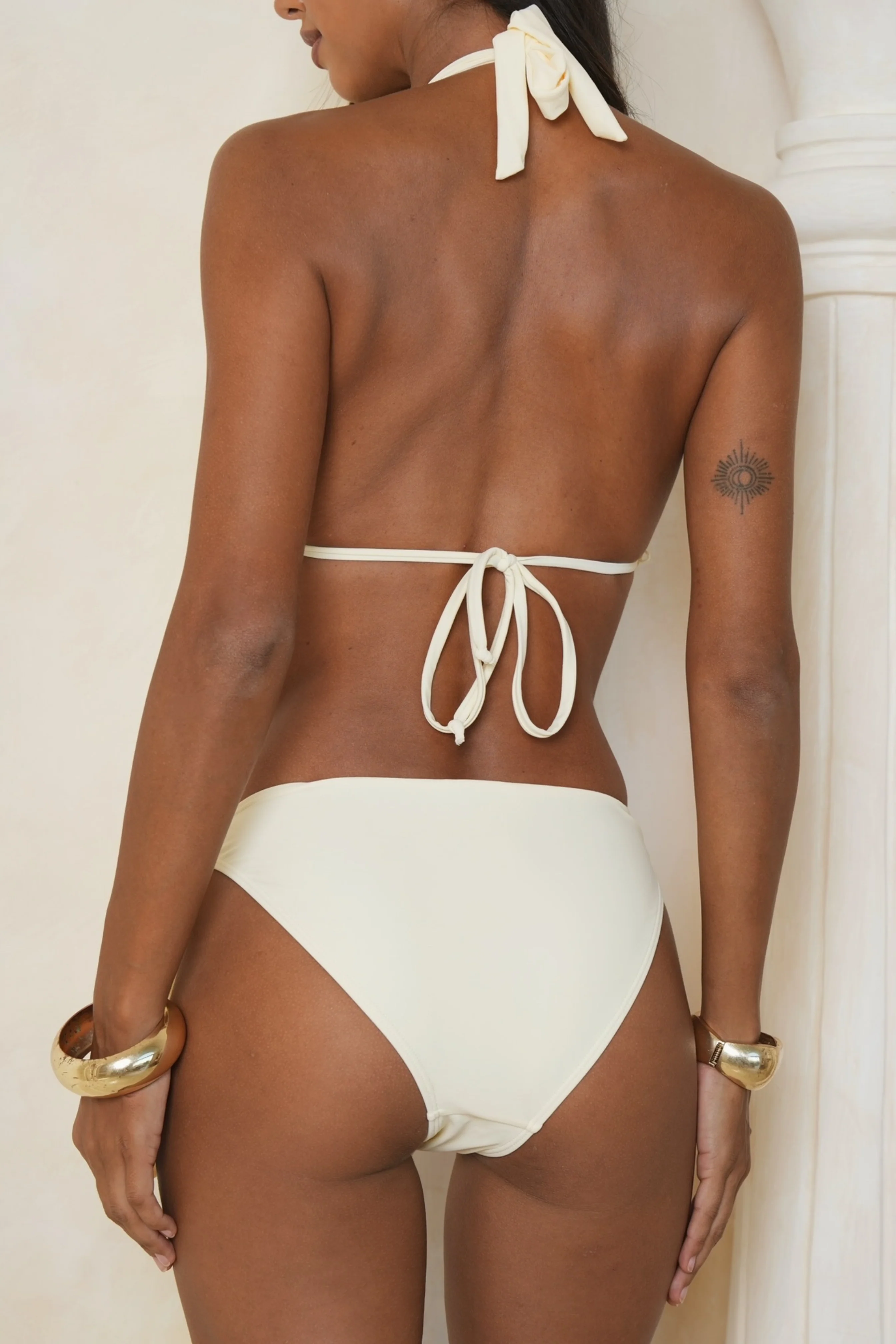 'Vanilla' Atka Triangle Bikini Top - Image 7